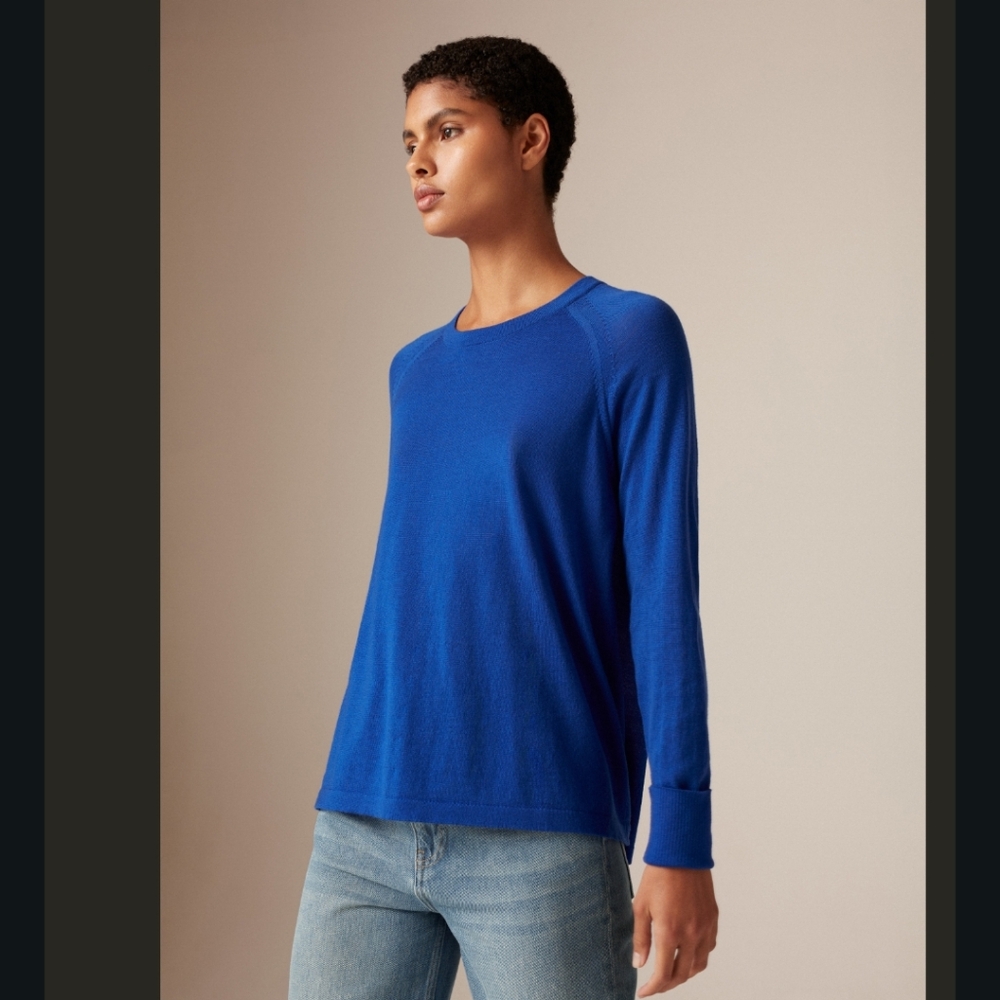 Vibrant blue sweater